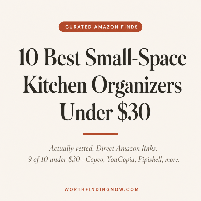 10 Best Small-Space Kitchen Organizers Under $30 on Amazon — WorthFindingNow