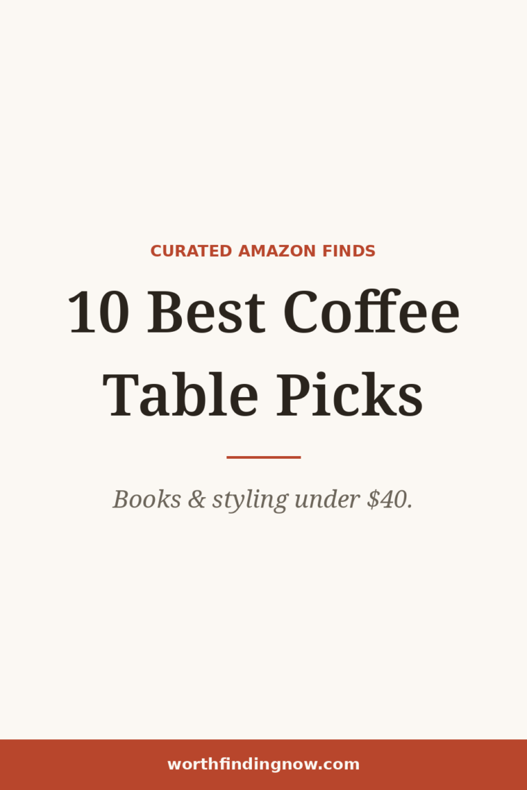 10 Best Amazon Coffee Table Books and Styling Pieces Under $40 — WorthFindingNow