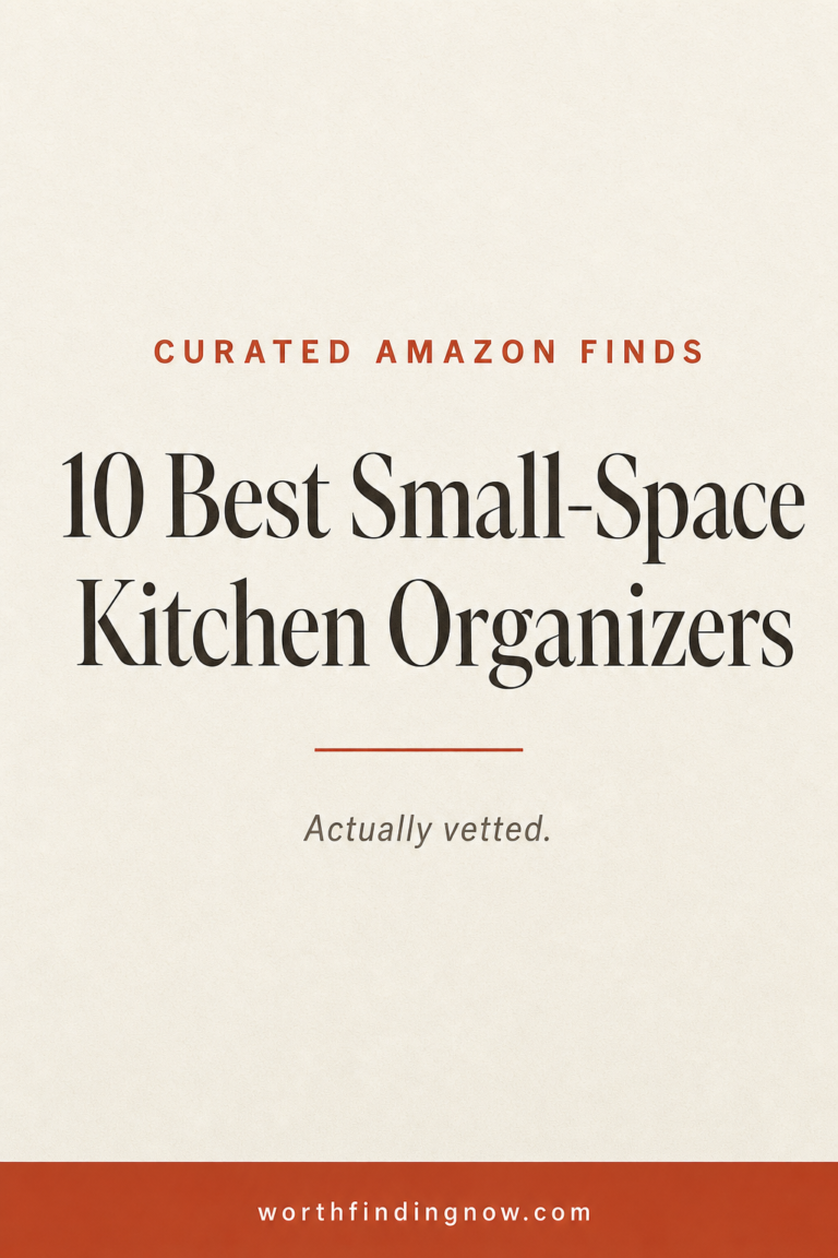 10 Best Small-Space Kitchen Organizers — WorthFindingNow